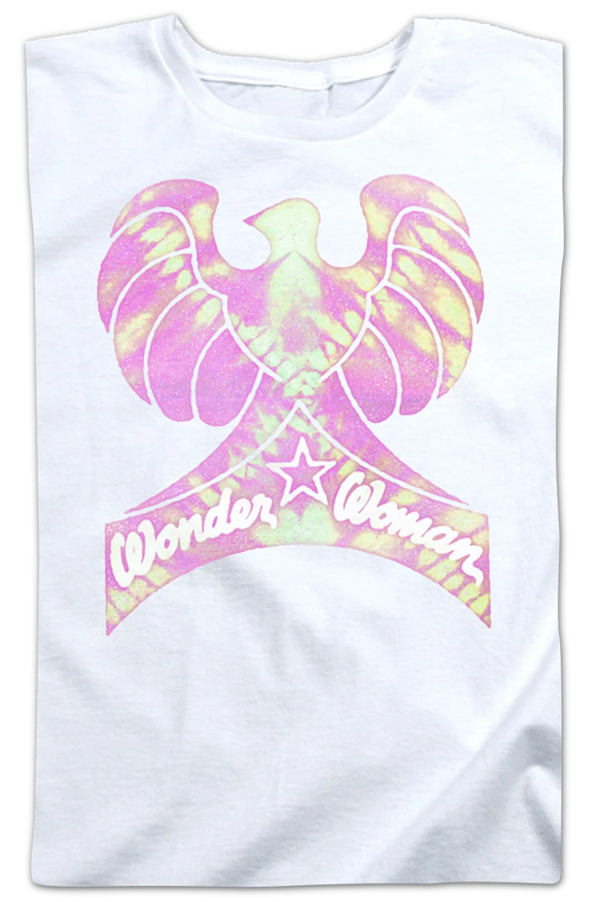Womens Wonder Woman Bird Logo DC Comics Shirt - Image 2