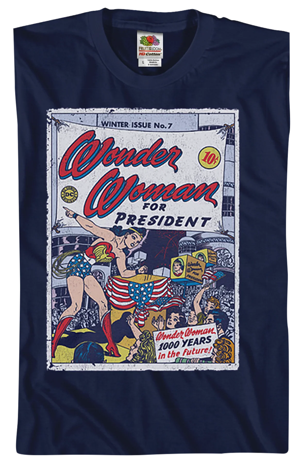 Wonder Woman For President DC Comics T-Shirt - Image 2
