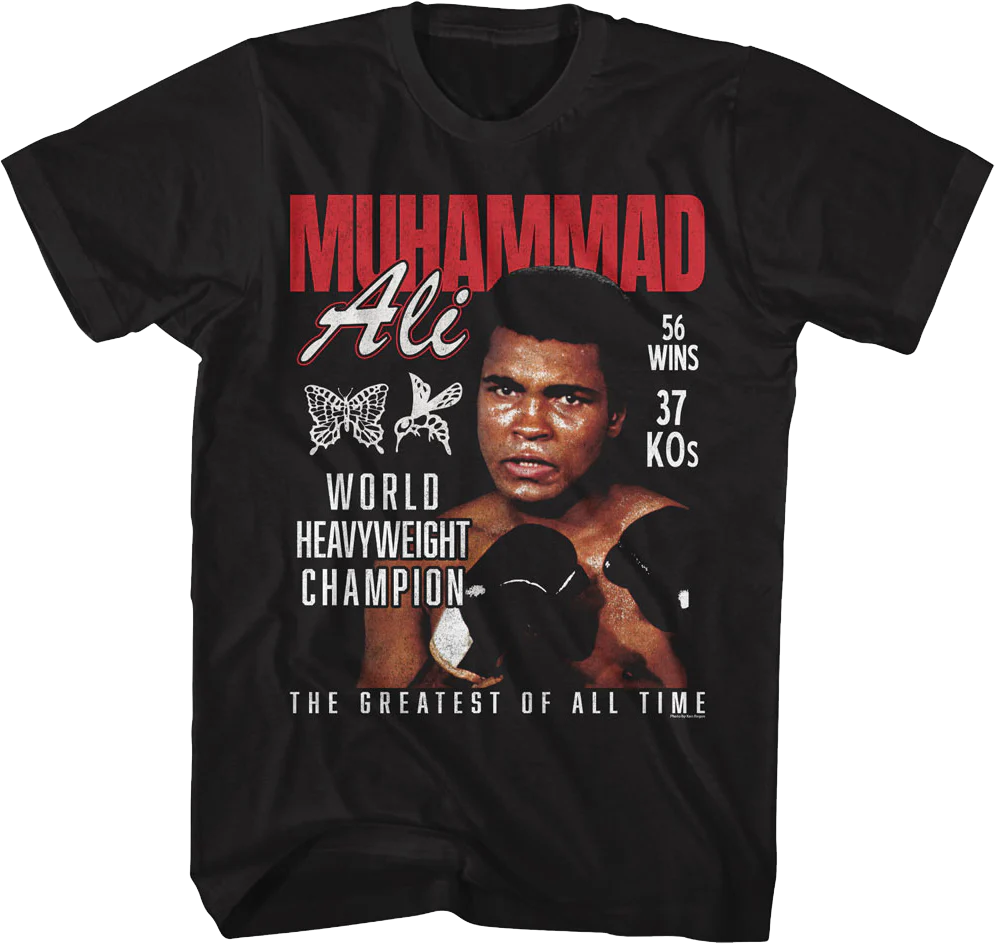 World Heavyweight Champion Greatest Of All Time Muhammad Ali T-Shirt