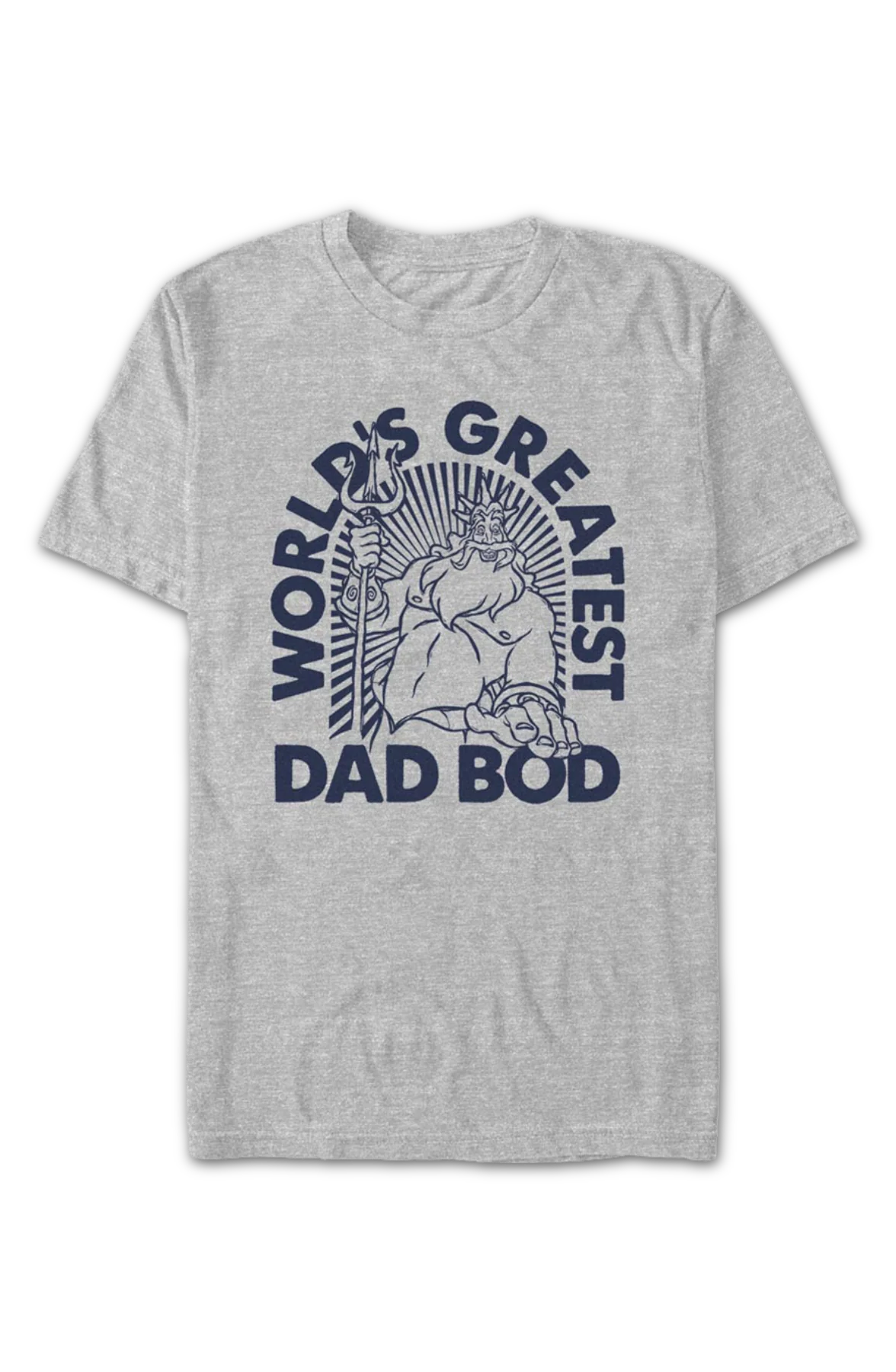 World's Greatest Dad Bod Little Mermaid Disney T-Shirt - Image 2