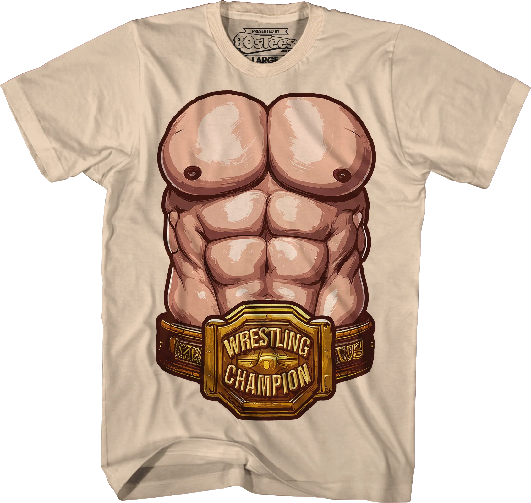 Wrestling Champion Abs T-Shirt - Image 3