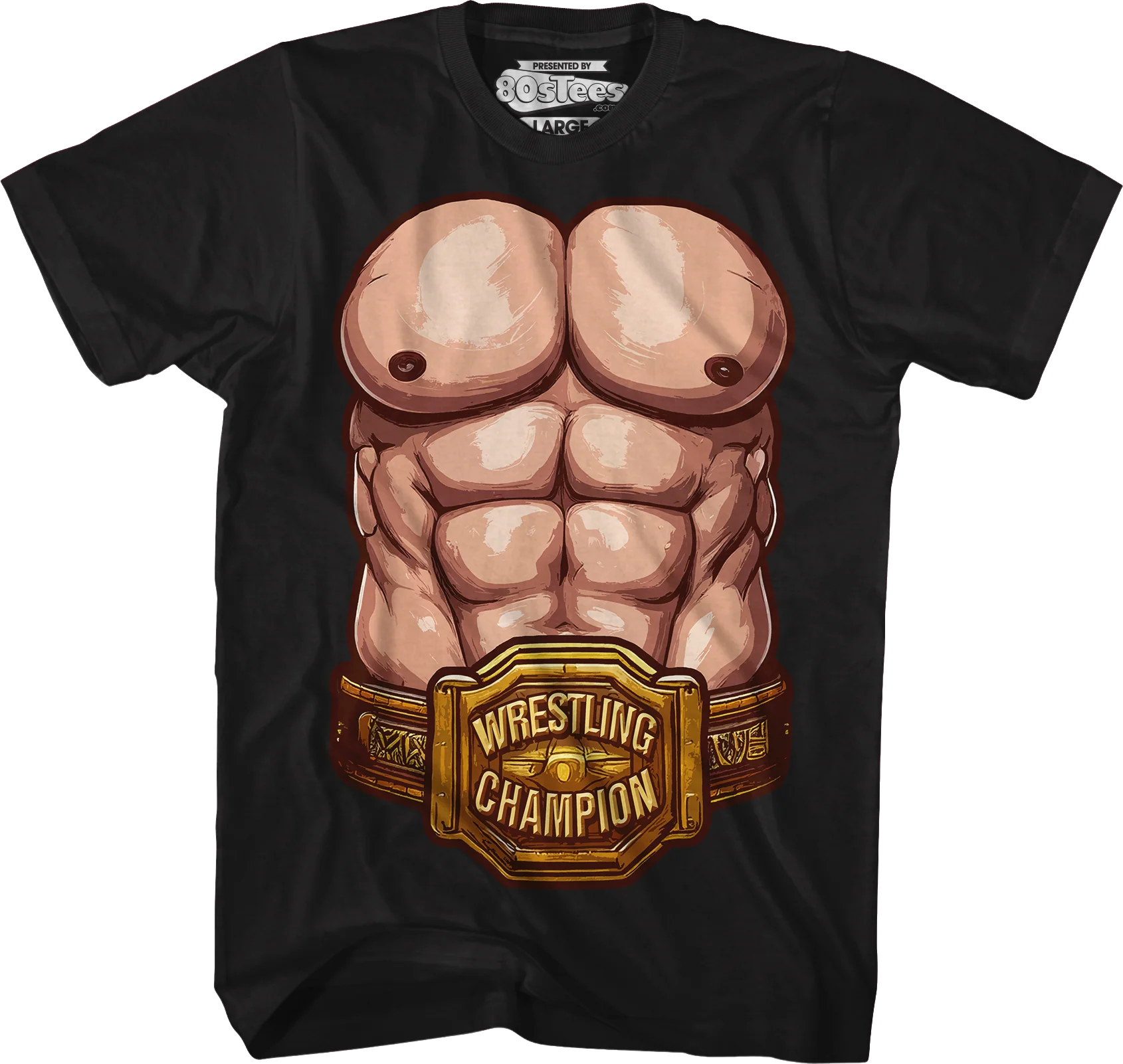Wrestling Champion Abs T-Shirt - Image 5