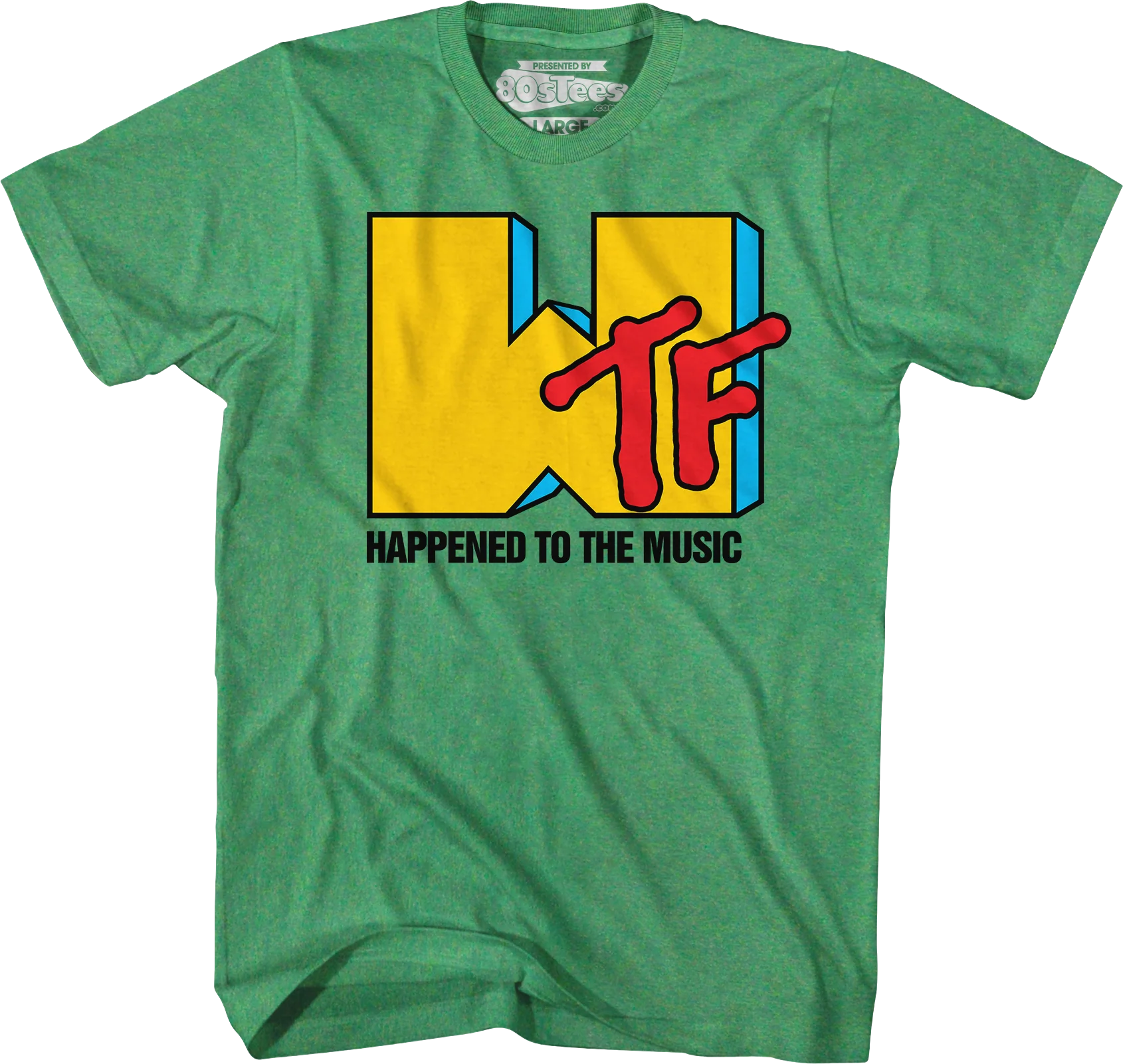 WTF Happened To Music T-Shirt - Image 3