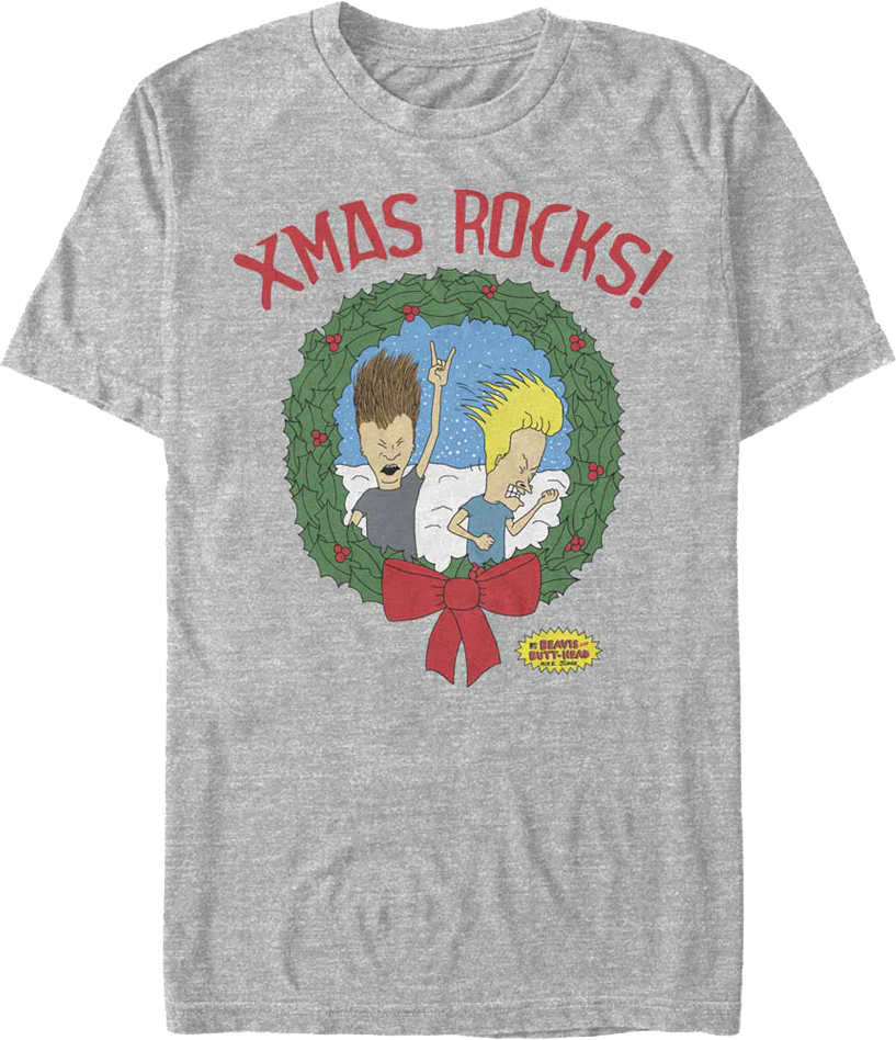 Xmas Rocks Beavis And Butt-Head T-Shirt