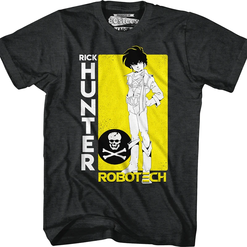 Yellow Background Rick Hunter Robotech T-Shirt