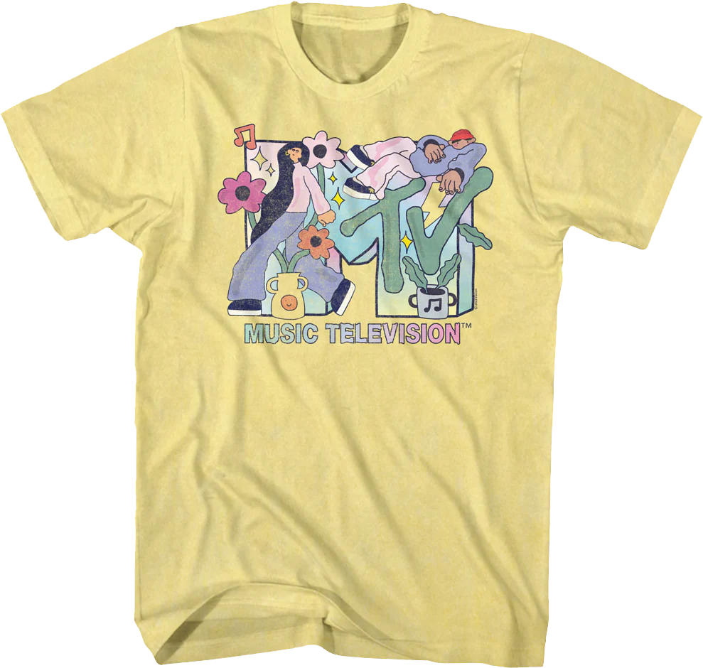Yellow Logo MTV Shirt