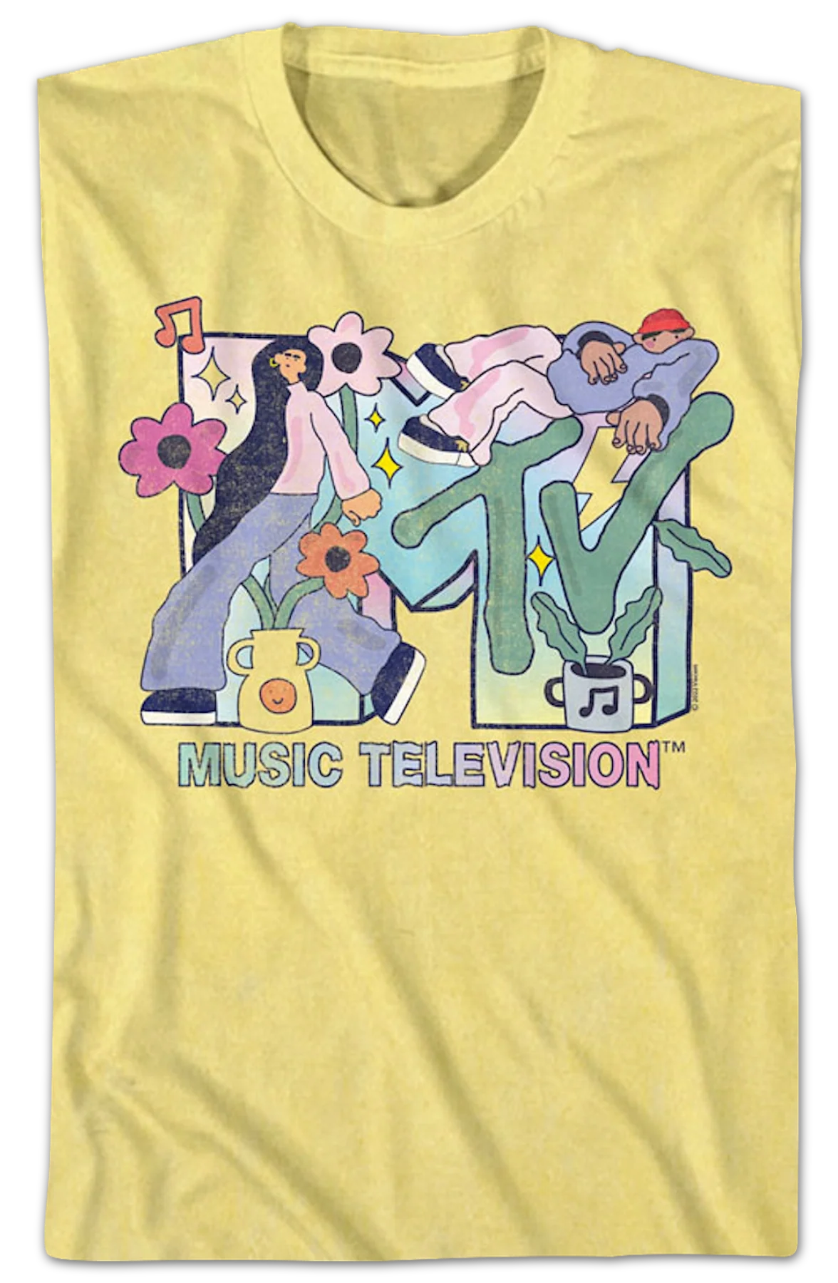 Yellow Logo MTV Shirt - Image 2