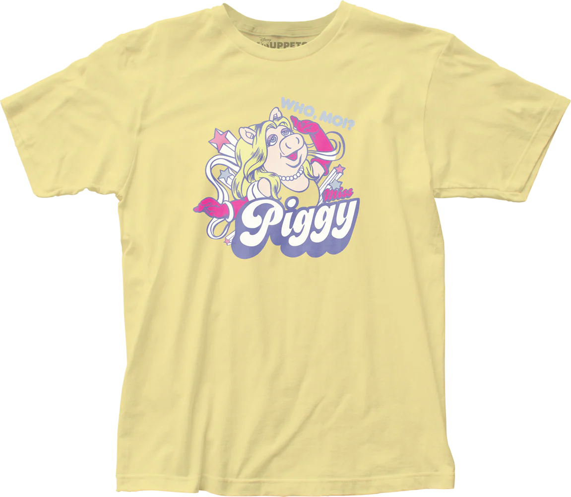 Yellow Miss Piggy Muppets T-Shirt