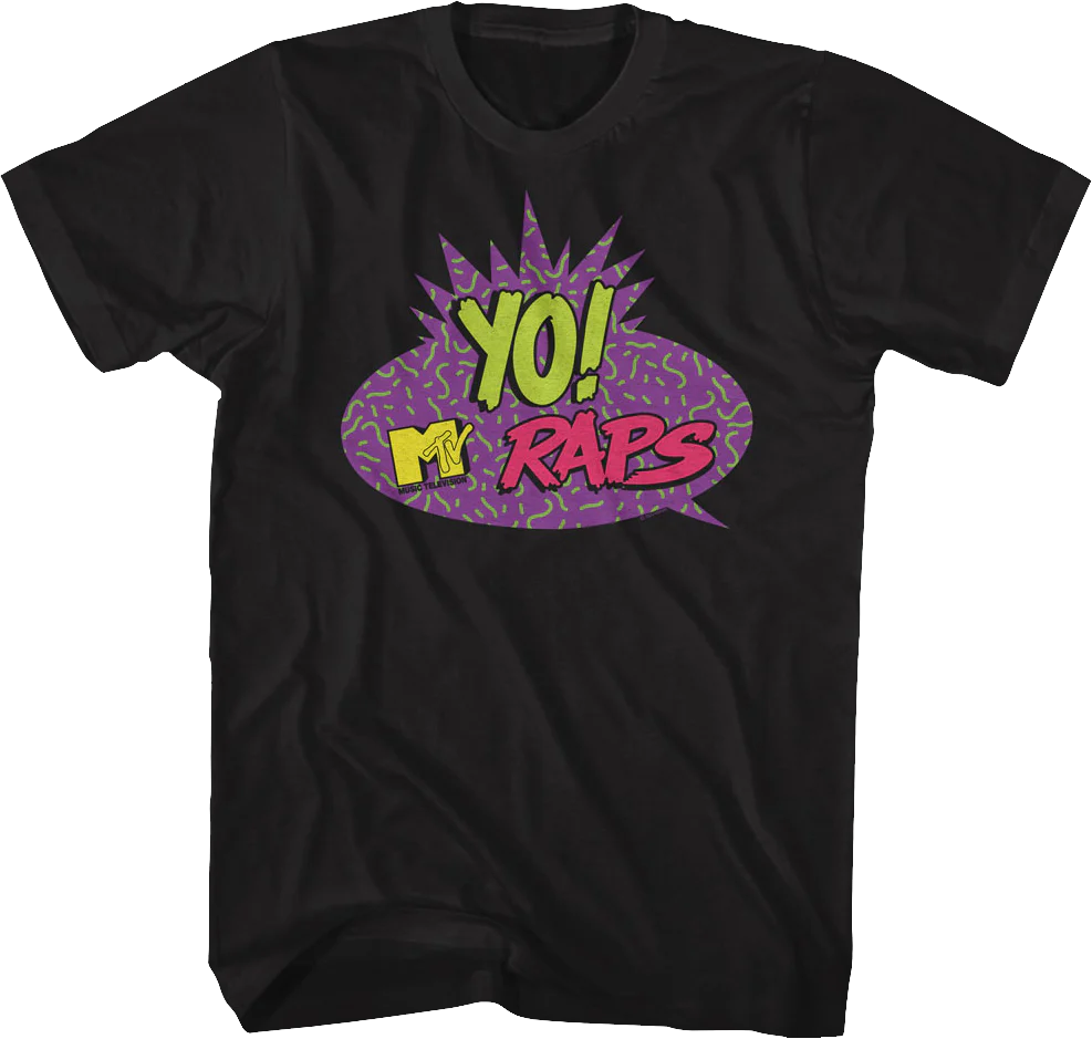 Yo MTV Raps Classic Logo MTV Shirt