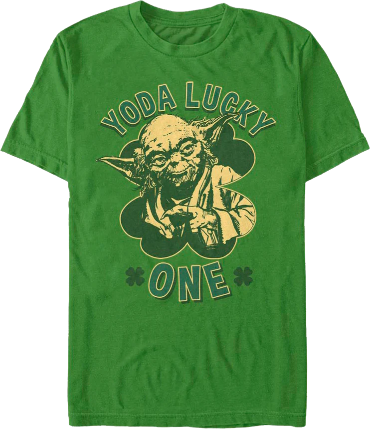 Yoda Lucky One Star Wars T-Shirt