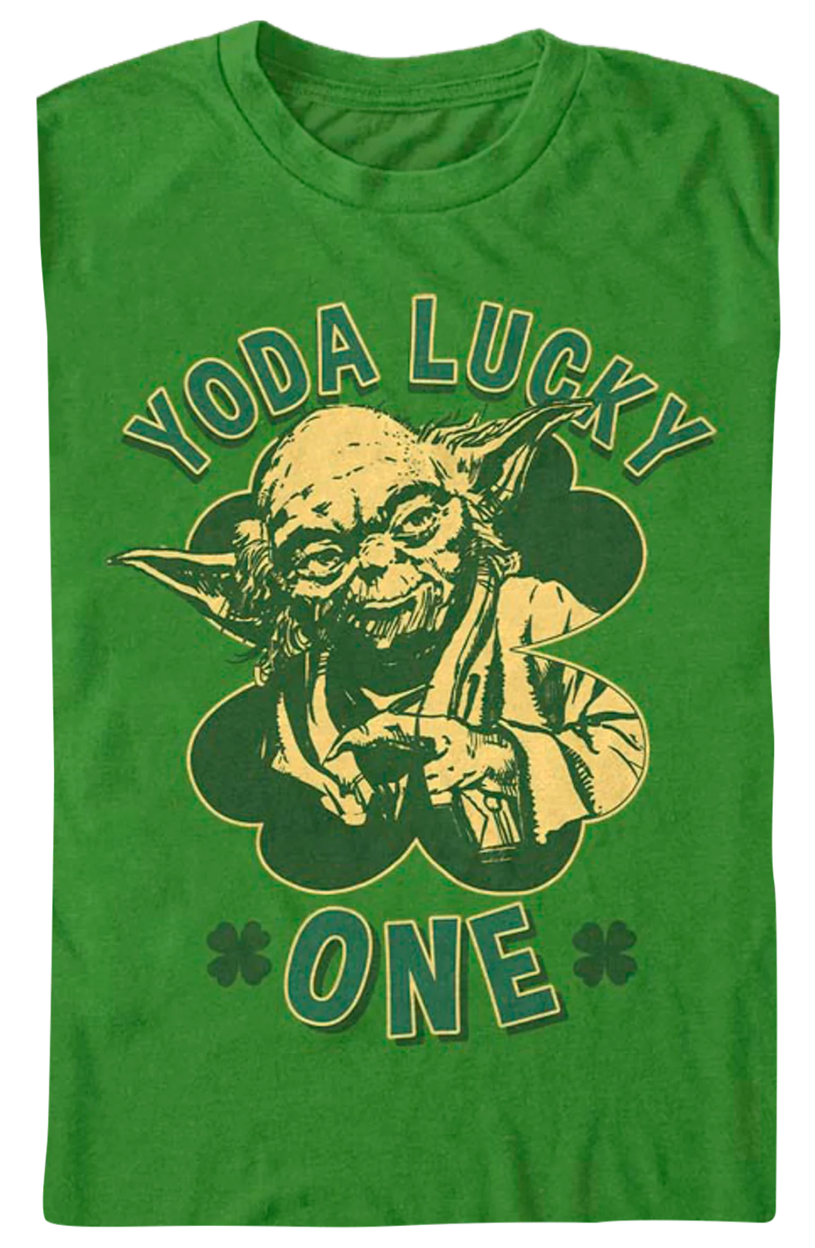 Yoda Lucky One Star Wars T-Shirt - Image 2