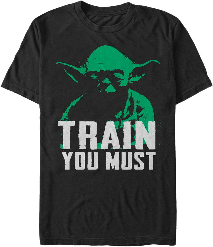 Yoda Train You Must Star Wars T-Shirt