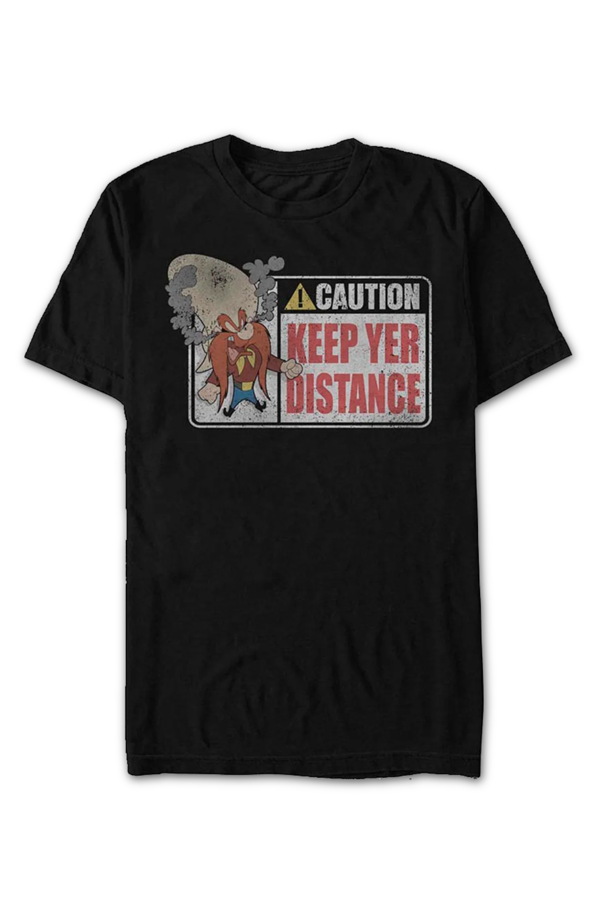 Yosemite Sam Keep Yer Distance Looney Tunes T-Shirt - Image 2