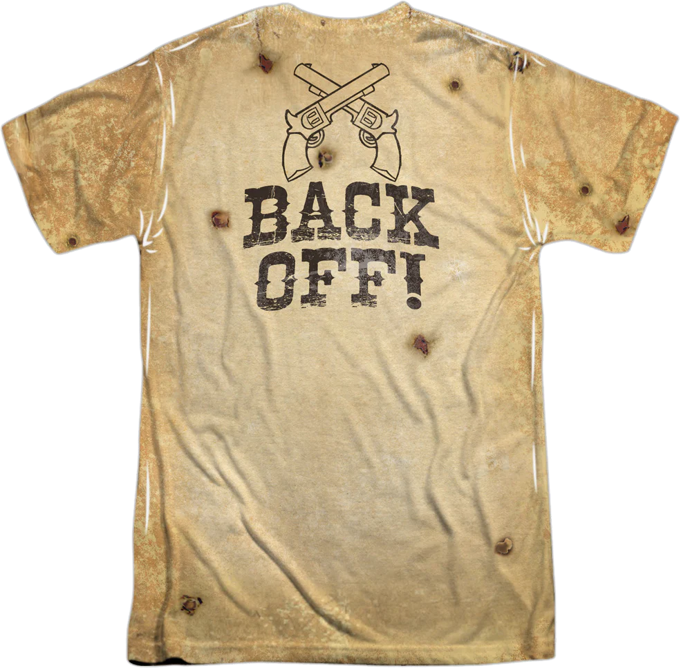 Yosemite Sam Wanted For Train Robbery Looney Tunes T-Shirt - Image 3