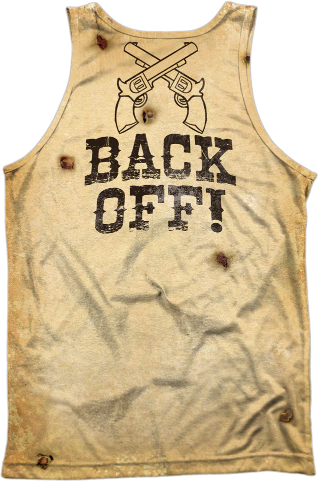 Yosemite Sam Wanted For Train Robbery Looney Tunes Tank Top - Image 3