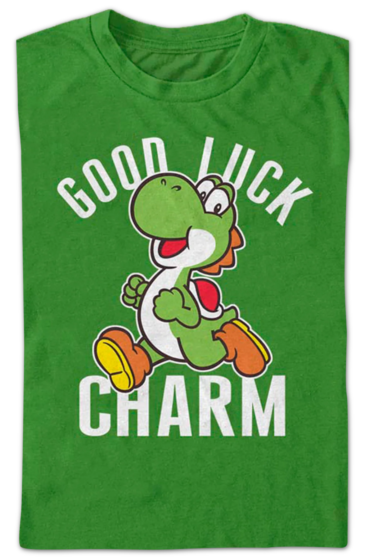 Yoshi Good Luck Charm Super Mario Bros. T-Shirt - Image 2