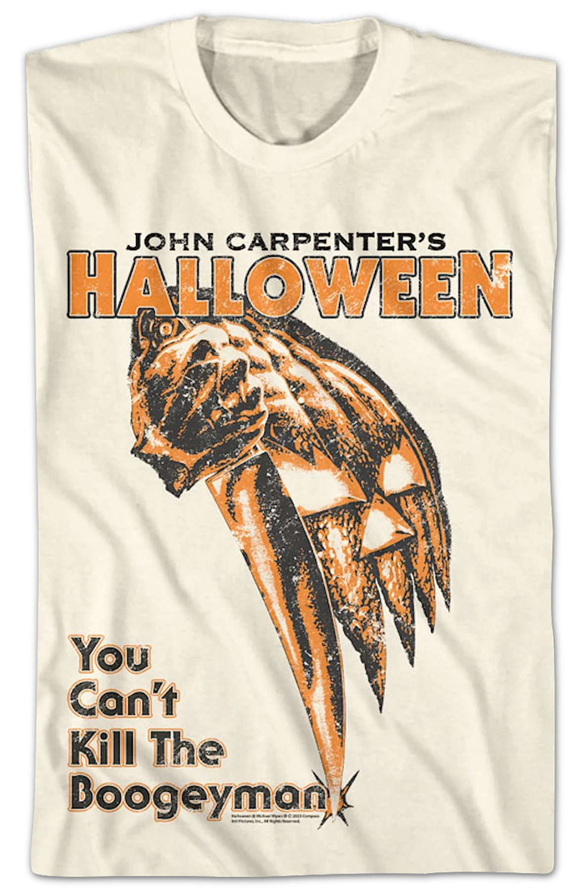 You Can't Kill The Boogeyman Movie Poster Halloween T-Shirt - Image 2