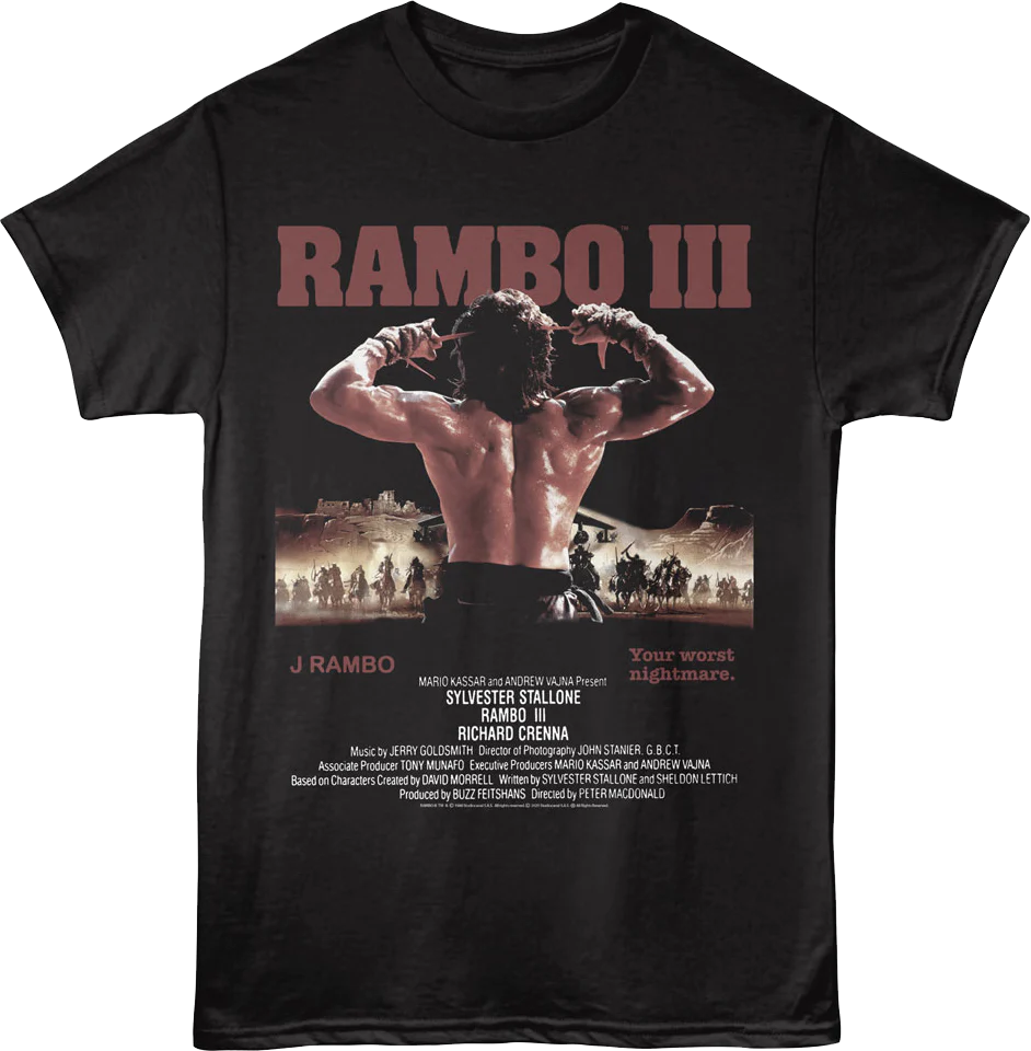 Your Worst Nightmare Rambo III T-Shirt