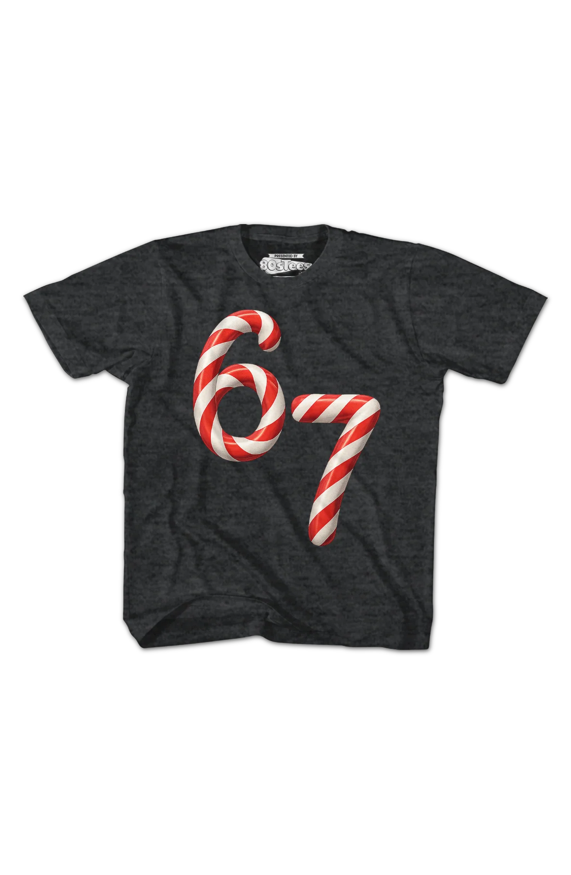 Youth 67 Peppermint Candy Canes Shirt - Image 2