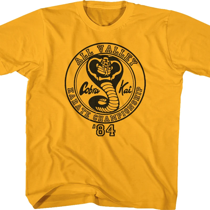 Youth 84 All Valley Cobra Kai Karate Kid Shirt