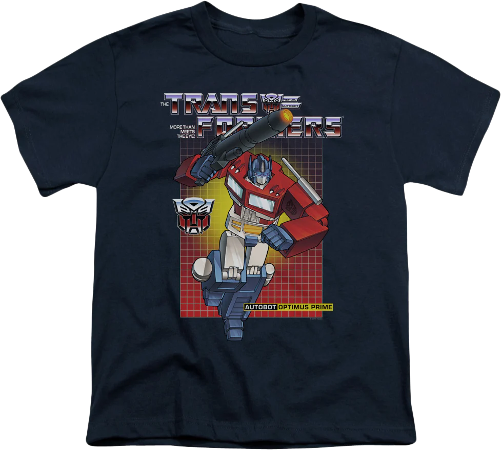 Youth Autobot Optimus Prime Transformers Shirt