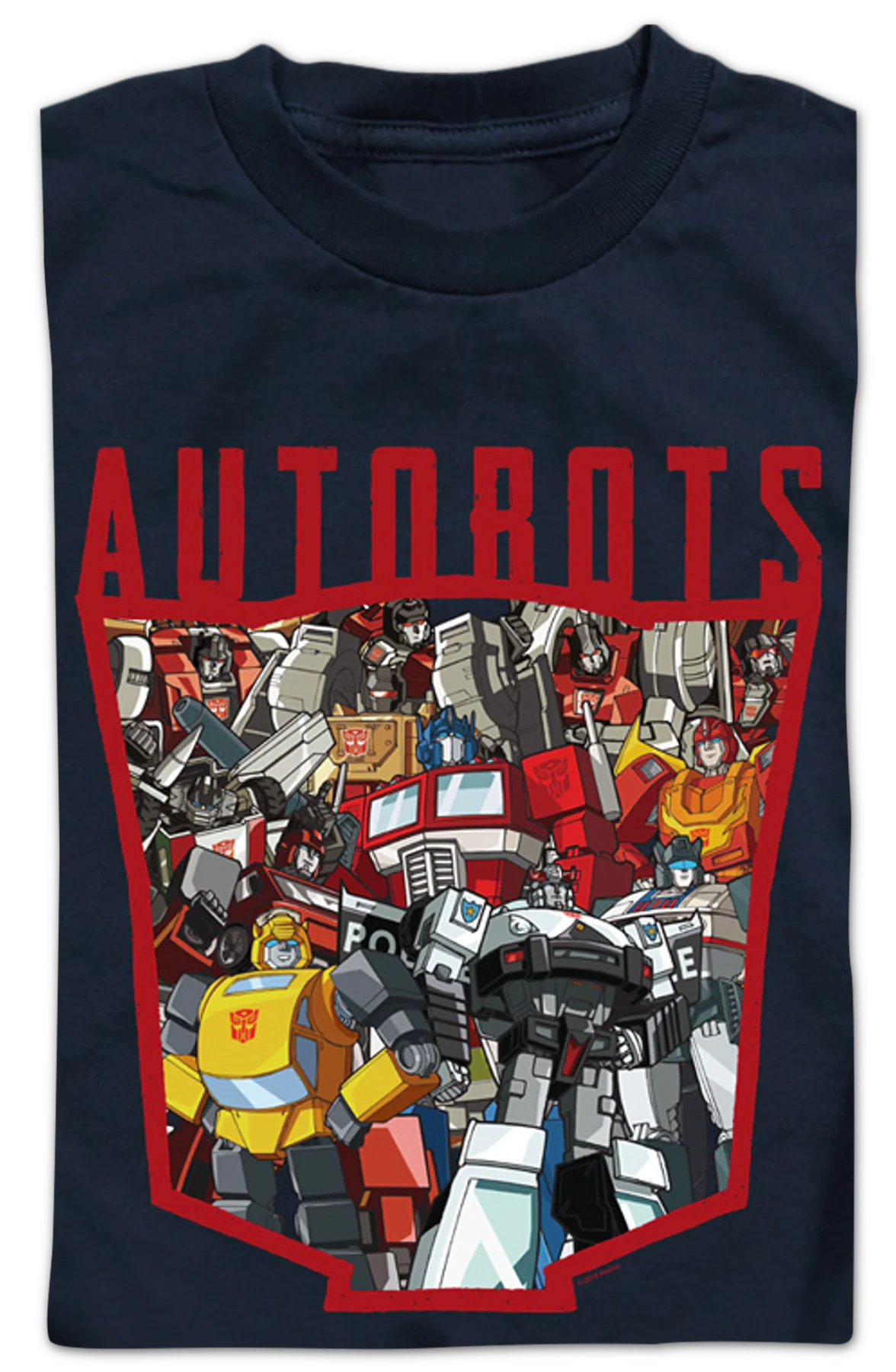 Youth Autobots Logo Collage Transformers Shirt - Image 2