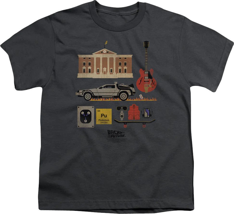 Youth Back To The Future Items Shirt