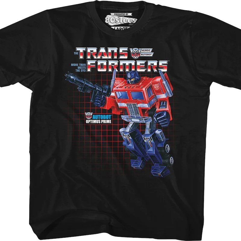 Youth Box Art Optimus Prime Shirt - Image 2