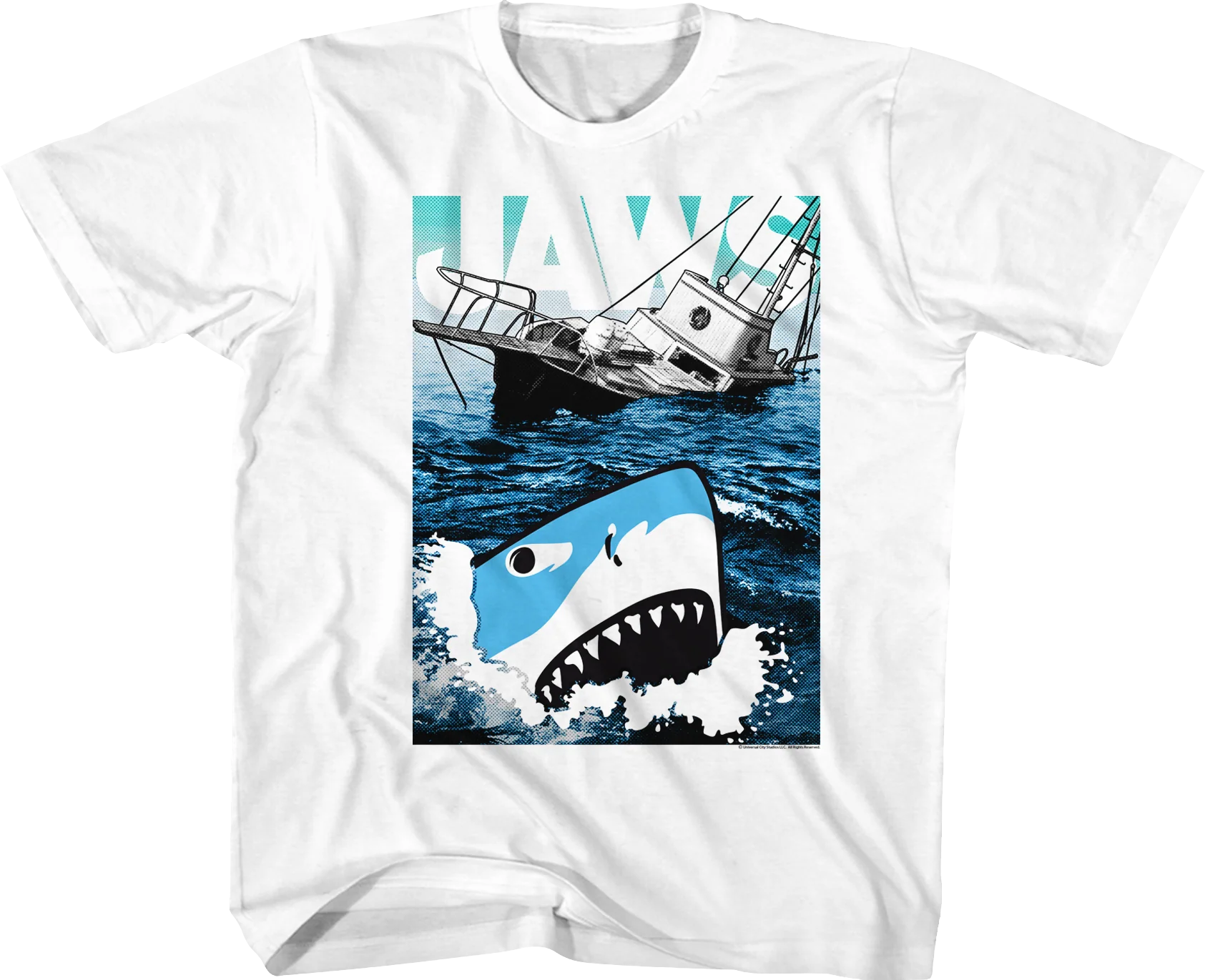 Youth Cartoon Shark Jaws Shirt