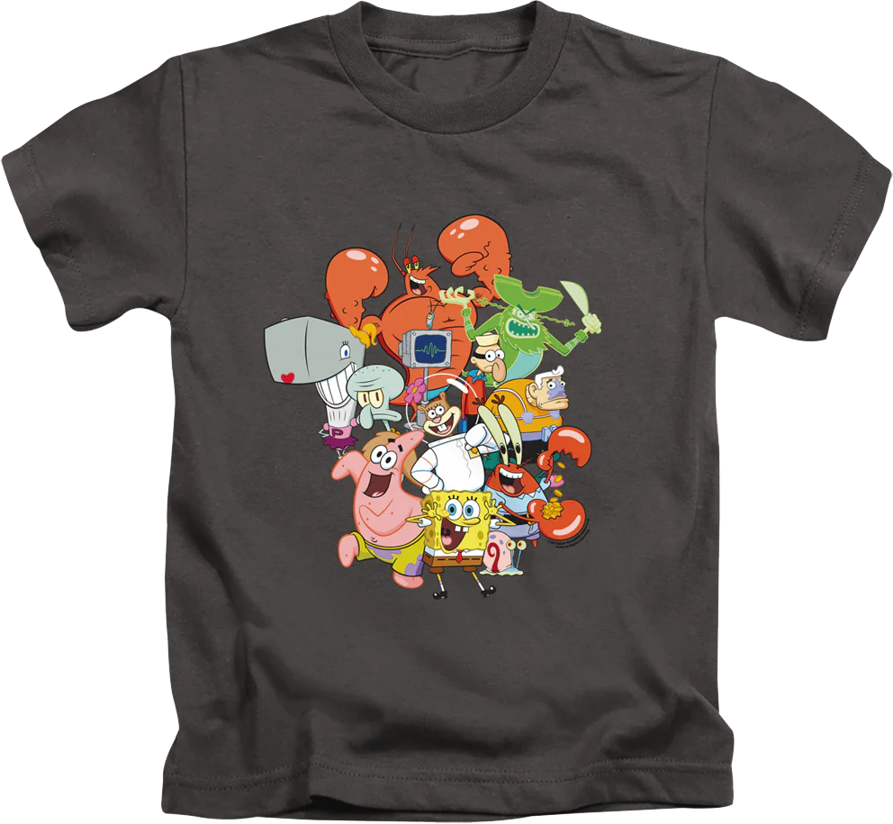 Youth Cast Photo SpongeBob SquarePants Shirt