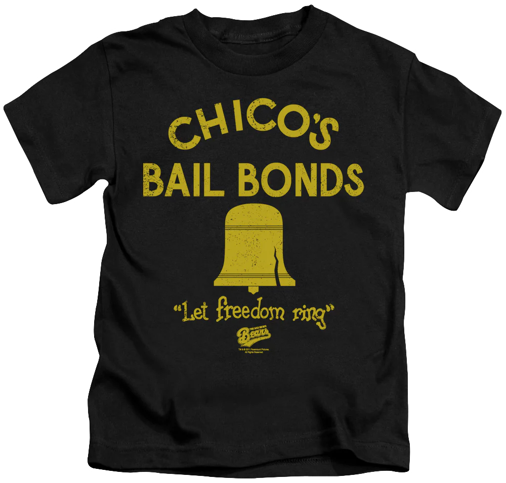Youth Chicos Bail Bonds Bad News Bears Shirt
