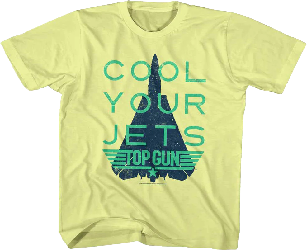 Youth Cool Your Jets Top Gun Shirt