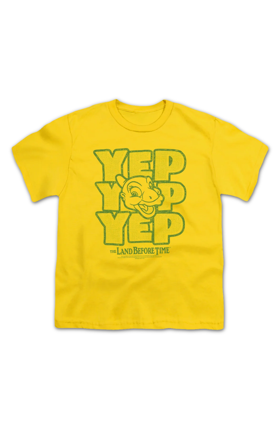 Youth Ducky Yep Yep Yep Land Before Time Shirt - Image 2