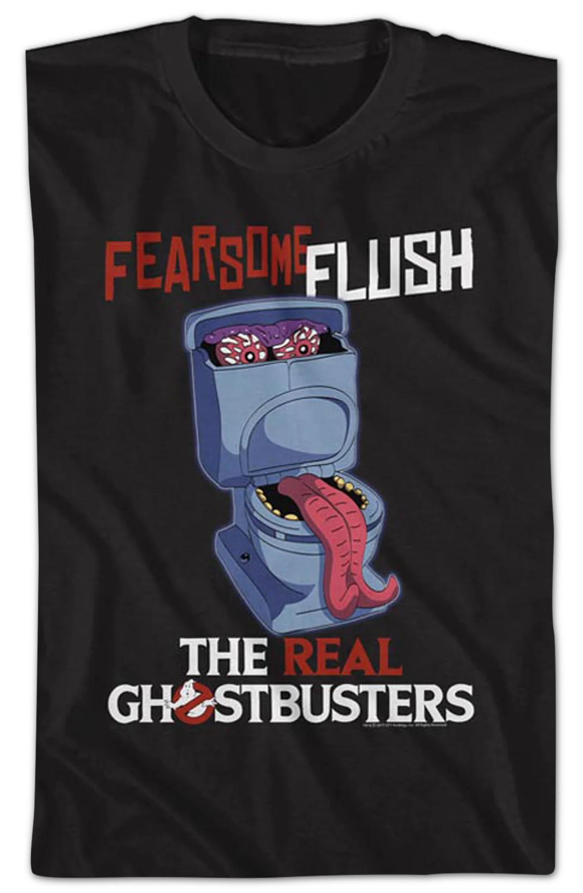 Youth Fearsome Flush Real Ghostbusters Shirt - Image 2