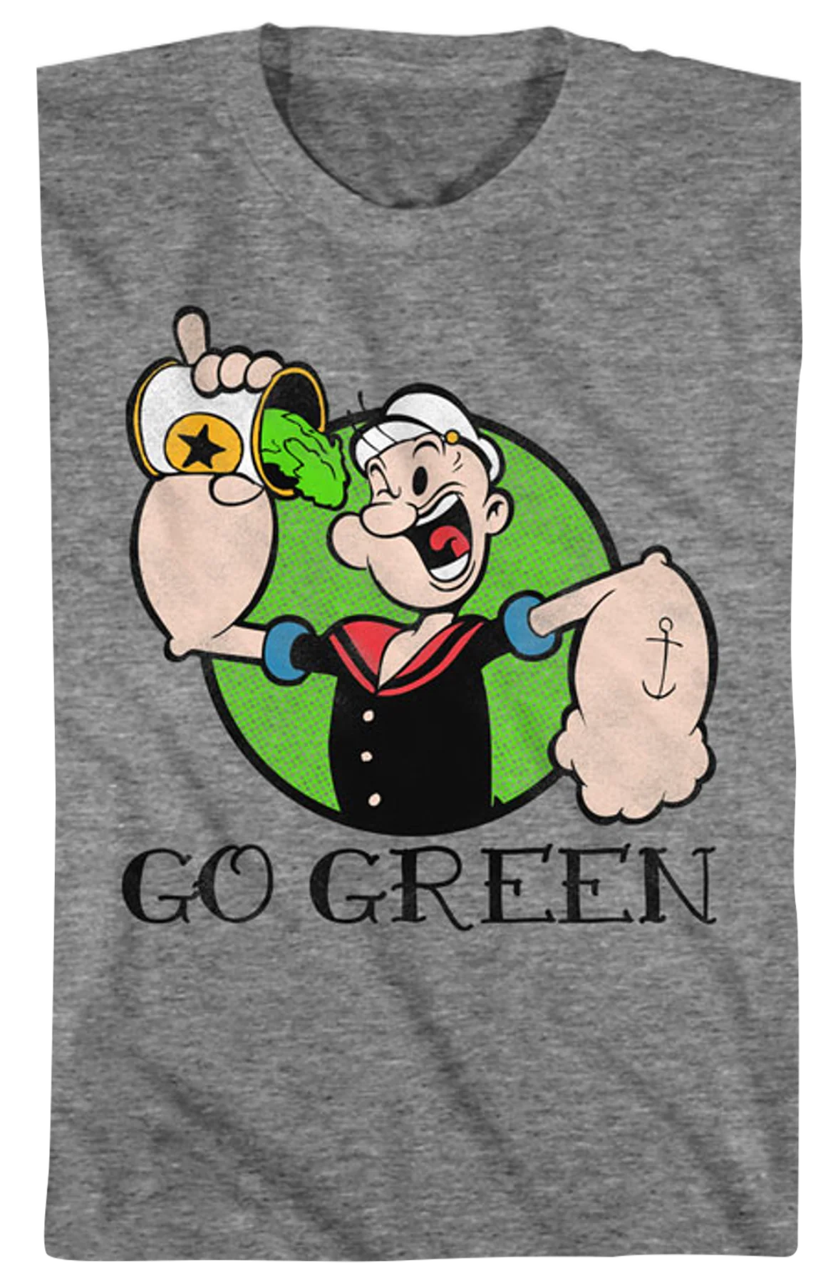 Youth Go Green Popeye Shirt - Image 2
