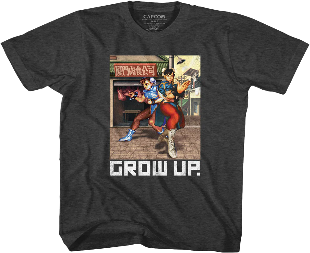 Youth Grow Up Street Fighter Shirt