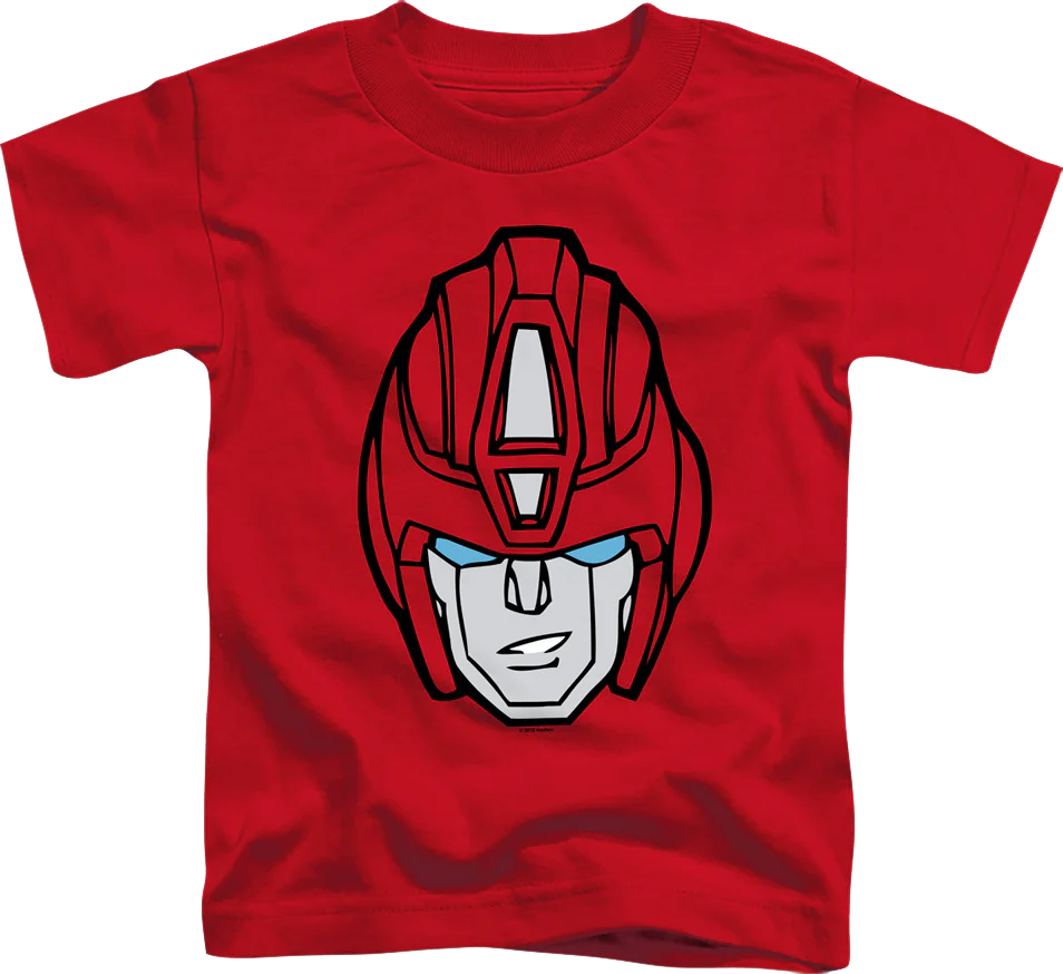 Youth Hot Rod Head Shot Transformers Shirt