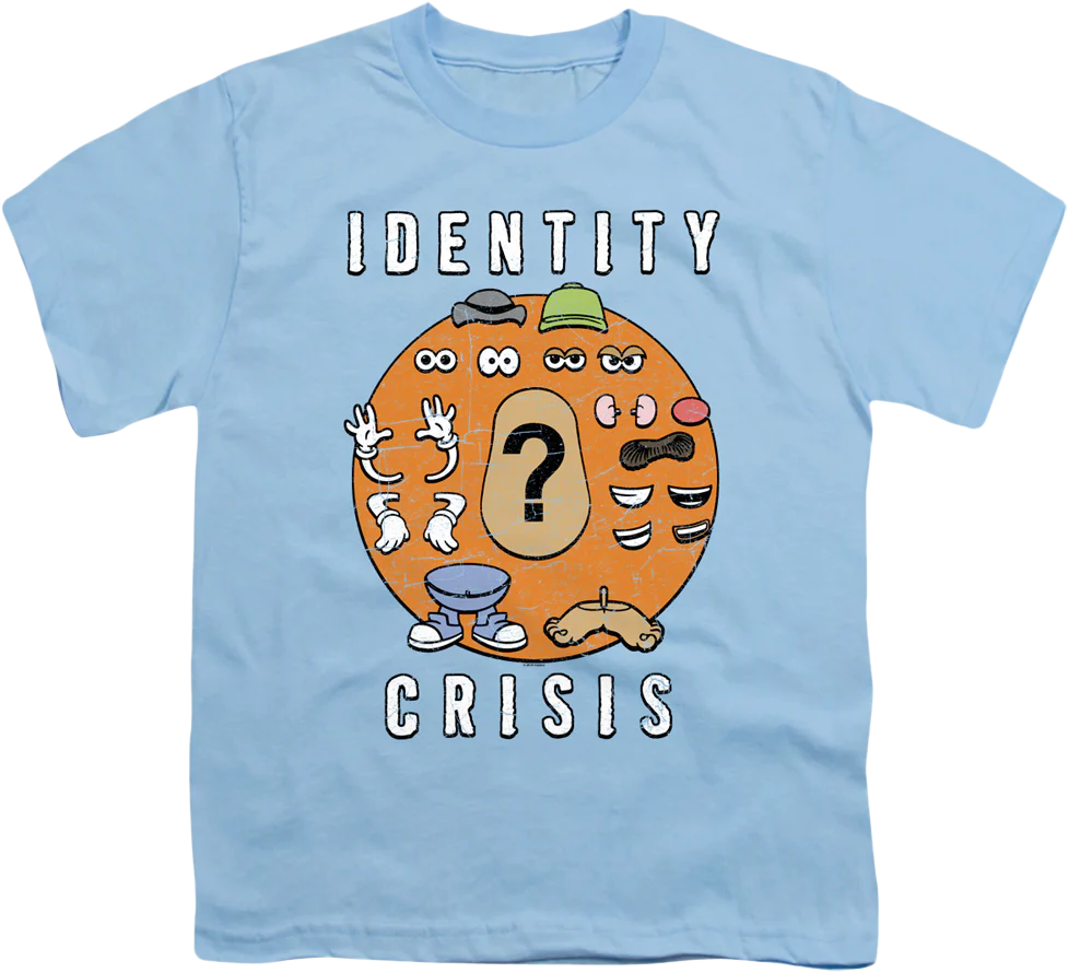 Youth Identity Crisis Mr. Potato Head Shirt