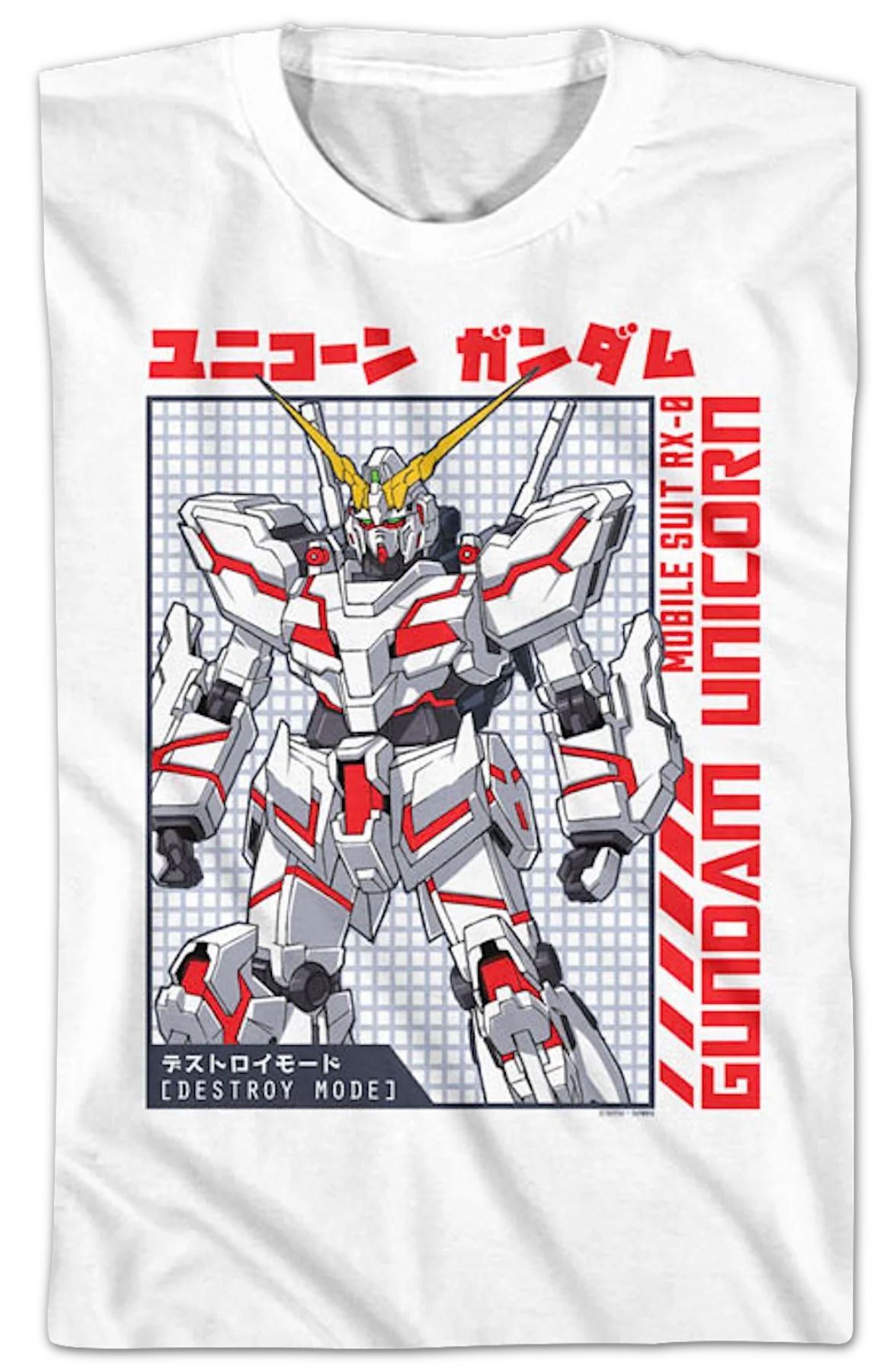 Youth Mobile Suit Gundam Unicorn Shirt - Image 2