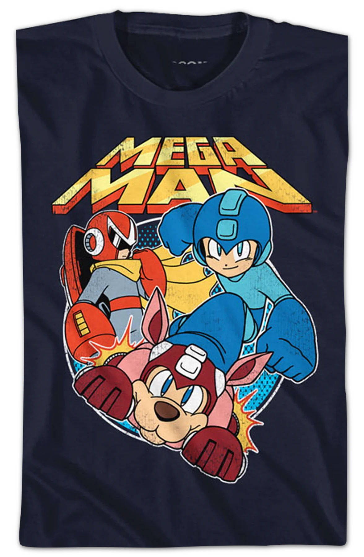 Youth Proto Man Rush and Mega Man Shirt - Image 2