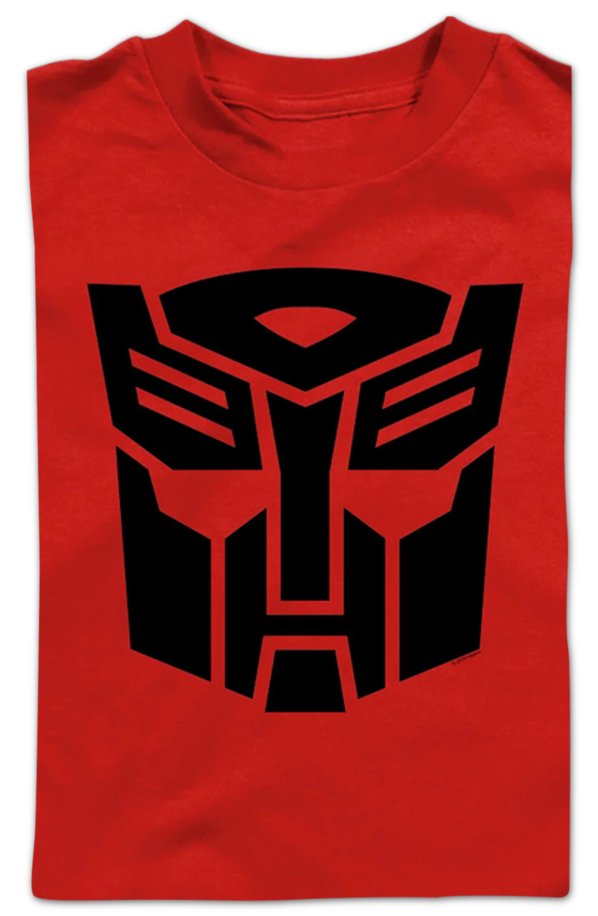 Youth Red Autobot Logo Transformers Shirt - Image 2