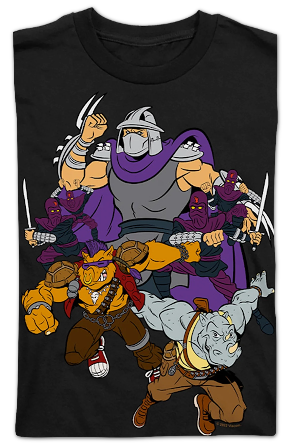 Youth Shredder And Foot Clan Teenage Mutant Ninja Turtles Shirt - Image 2