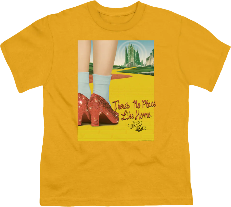 Youth There's No Place Like Home Wizard Of Oz Shirt