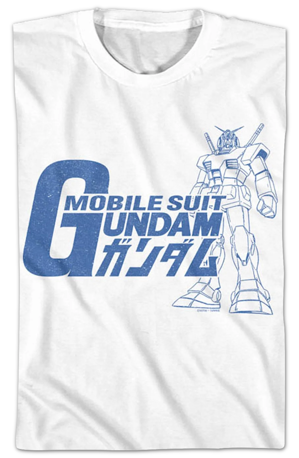 Youth Vintage RX-78-2 Sketch Gundam Shirt - Image 2