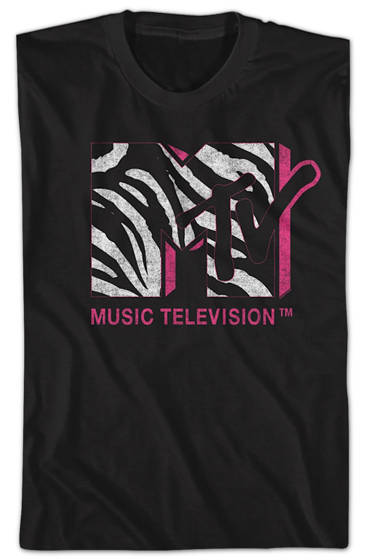 Zebra Print Logo MTV Shirt - Image 2