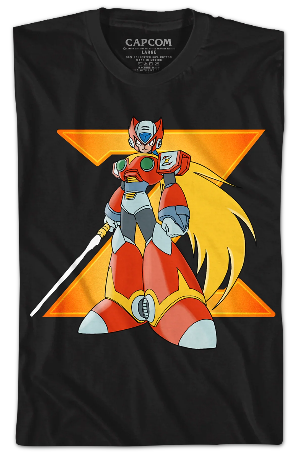 Zero Mega Man T-Shirt - Image 2