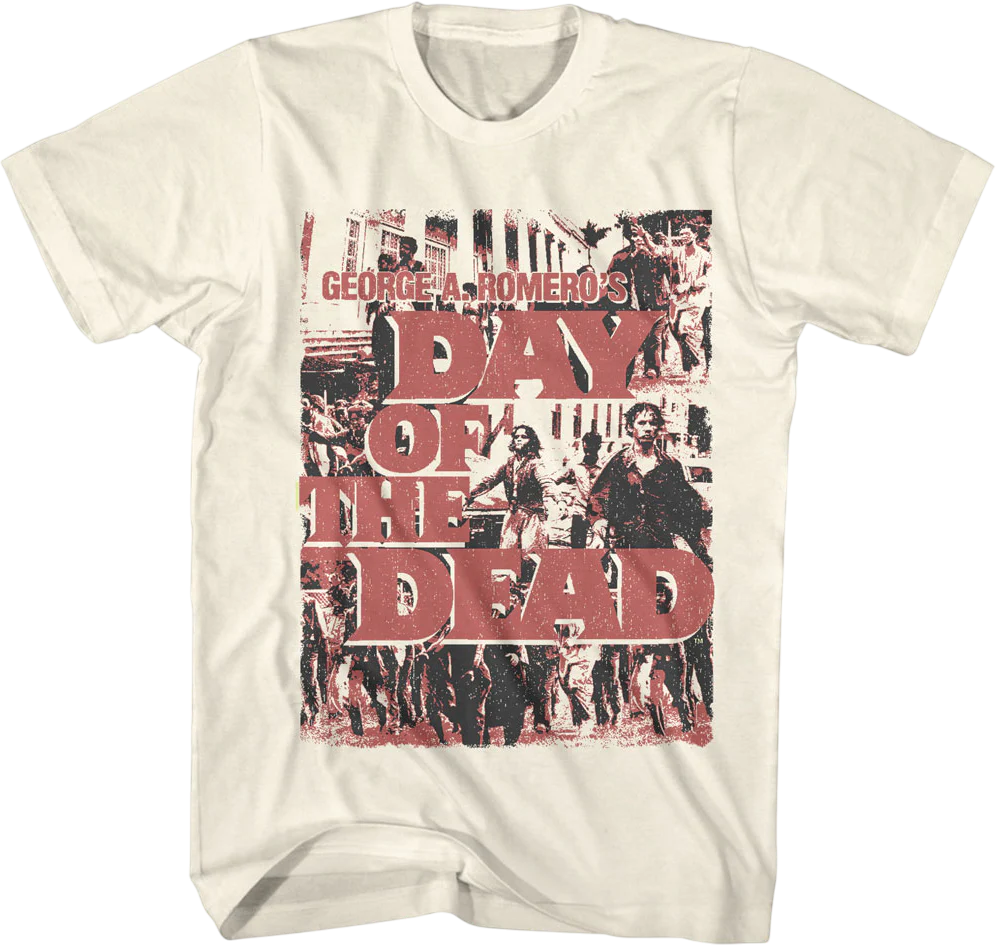 Zombie Collage Day Of The Dead T-Shirt