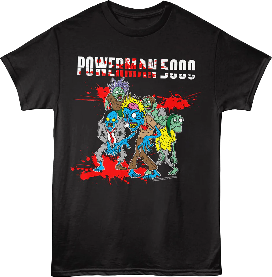 Zombies Powerman 5000 T-Shirt